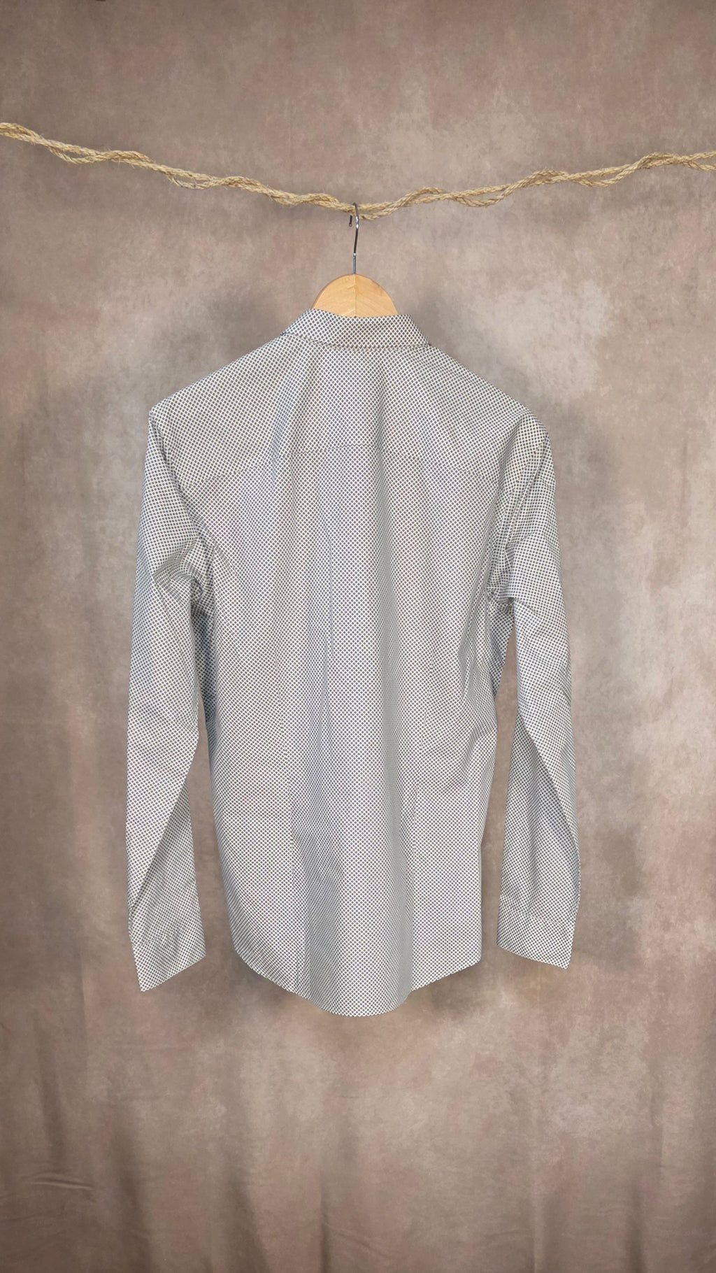 Camicia a maniche lunghe con stampa geometrica
