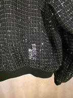 Giacca tweed bomber