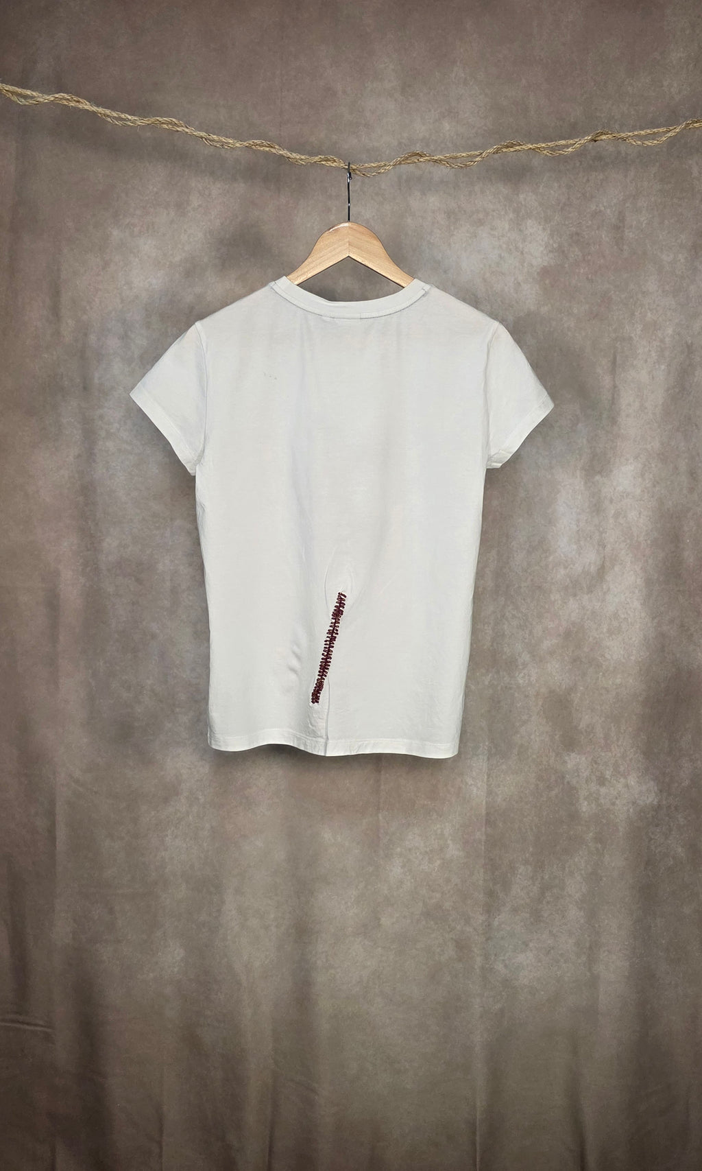 T-shirt bianca in cotone