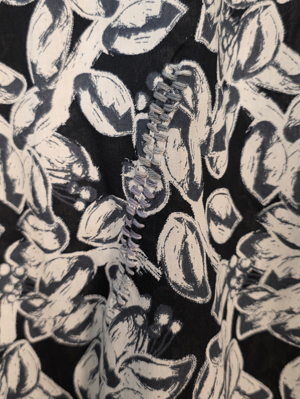 Camicia in cotone a fantasia