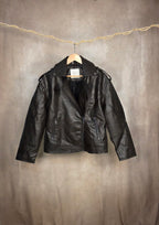 Giacca biker in ecopelle oversize fit