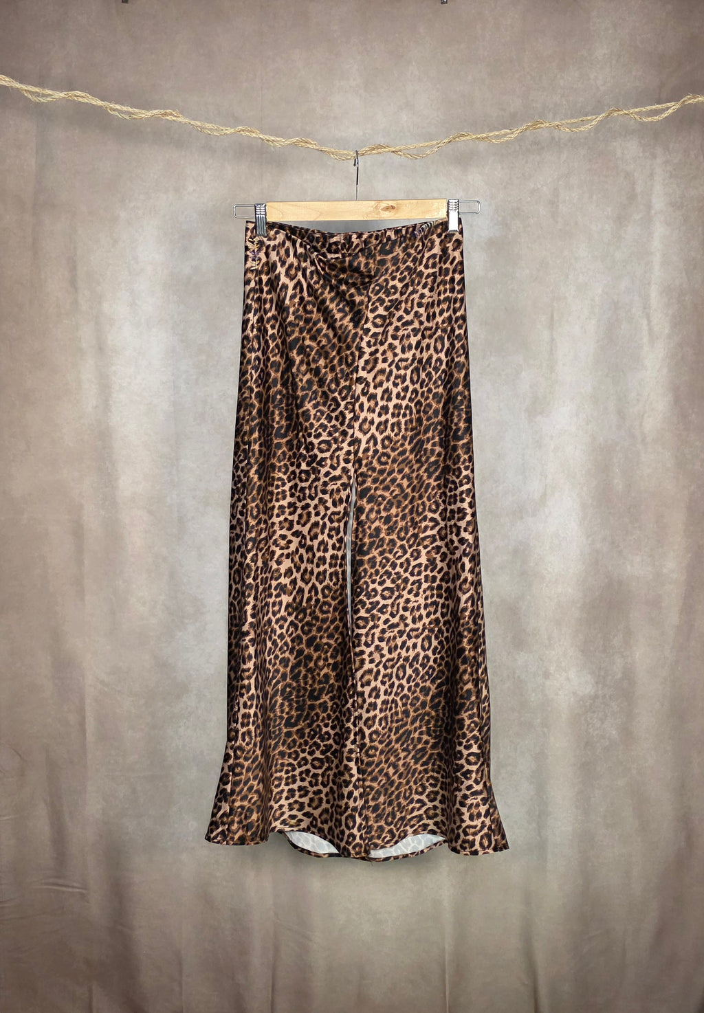 Gonna lunga animalier con spacco