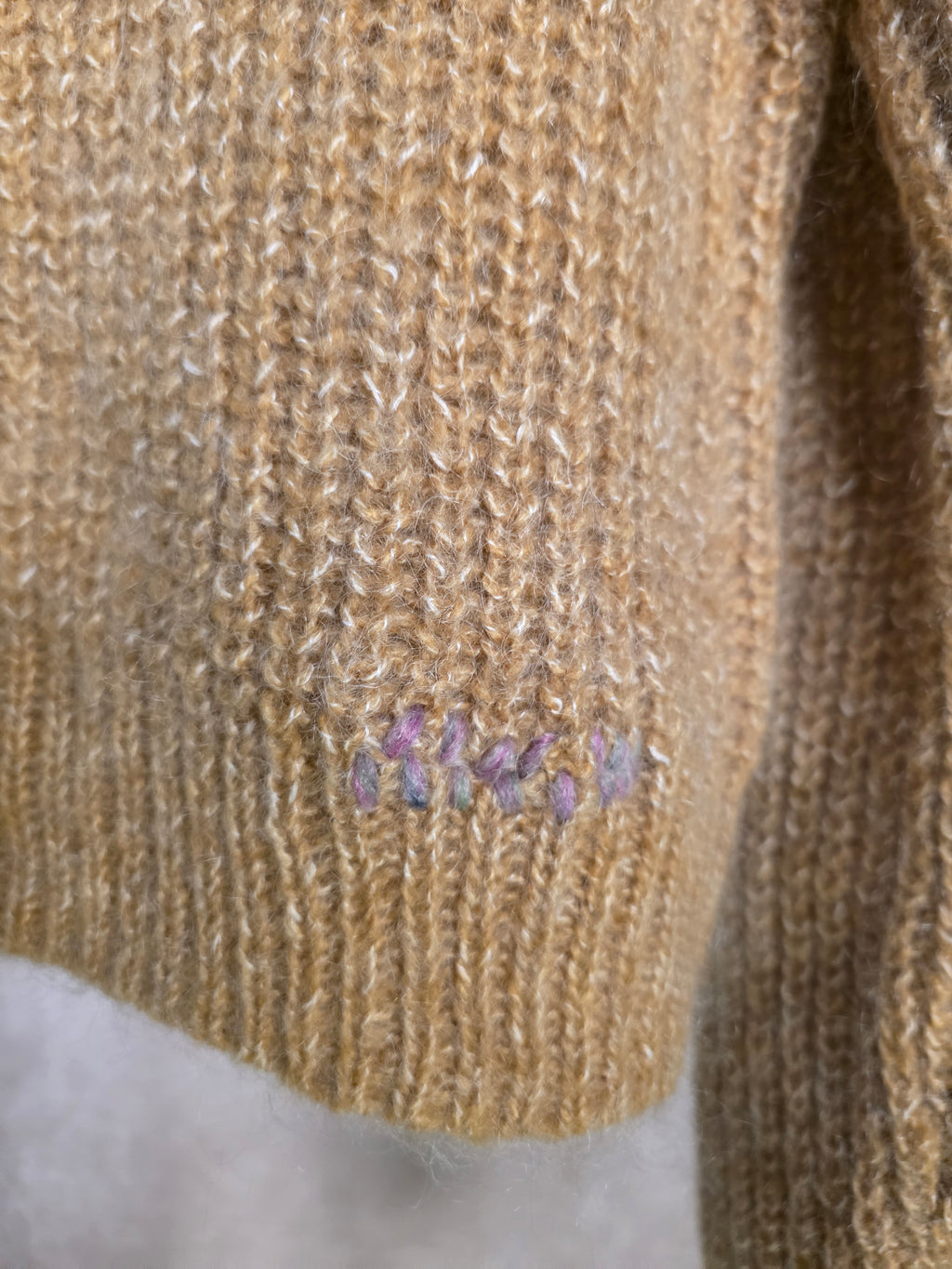 Cardigan corto in misto lana