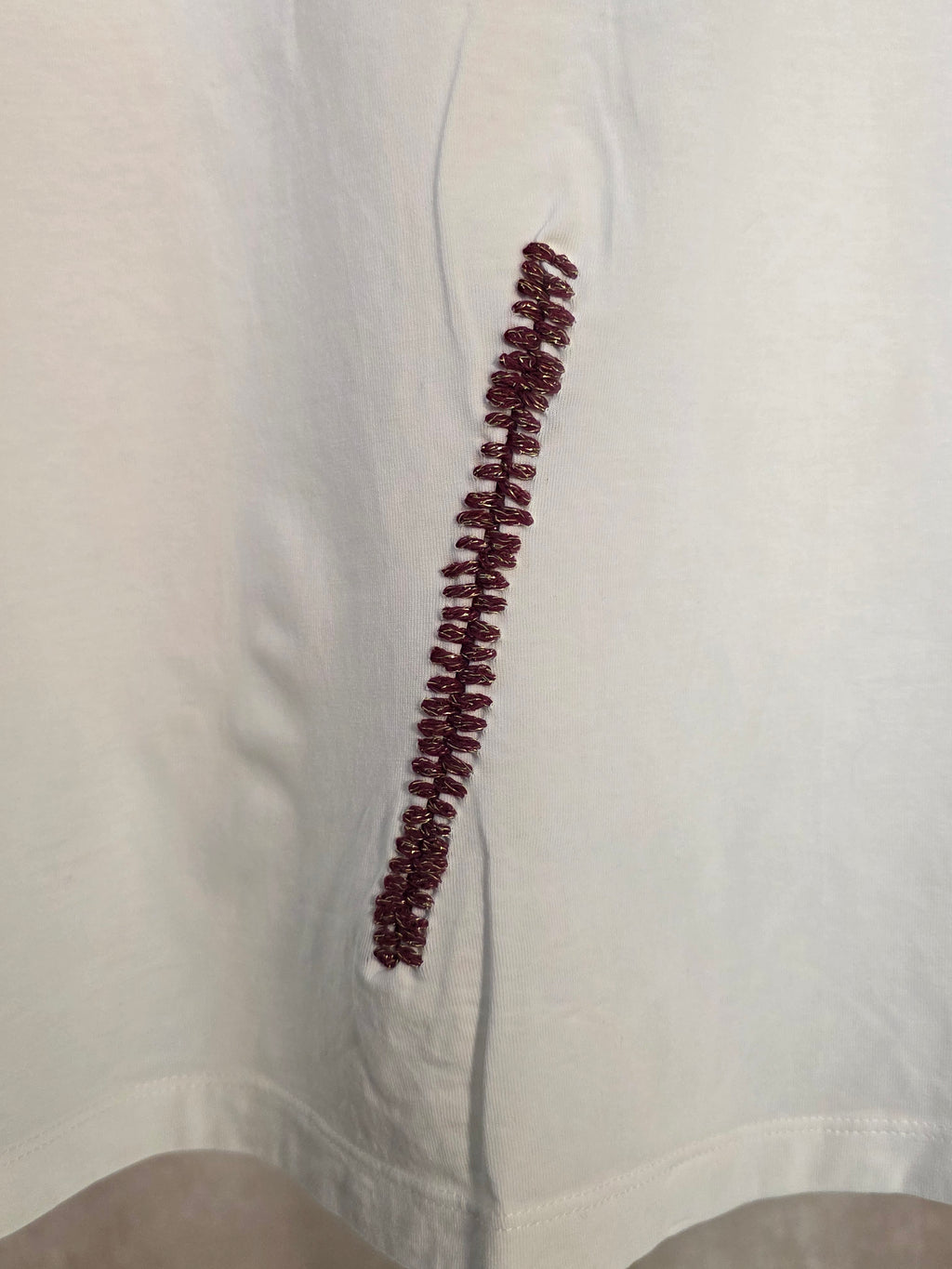 T-shirt bianca in cotone