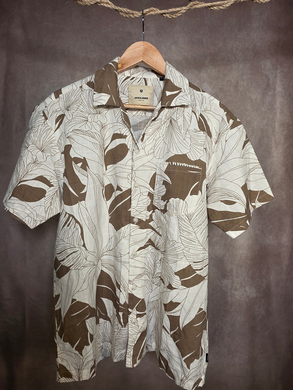 Camicia fantasia floreale tg.L