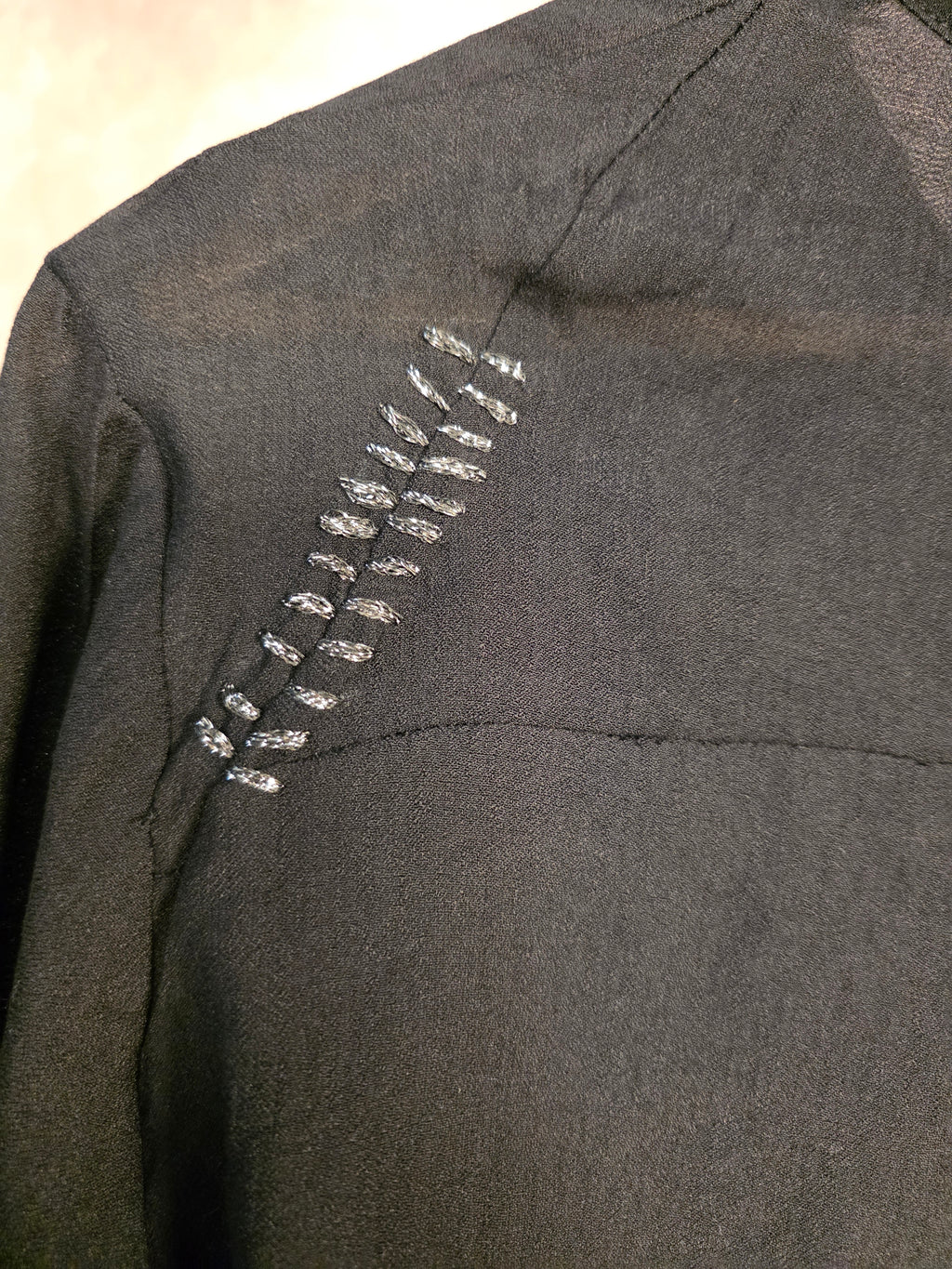 Camicia con inserti in pizzo