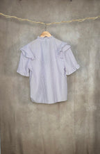 Camicia gessata viola