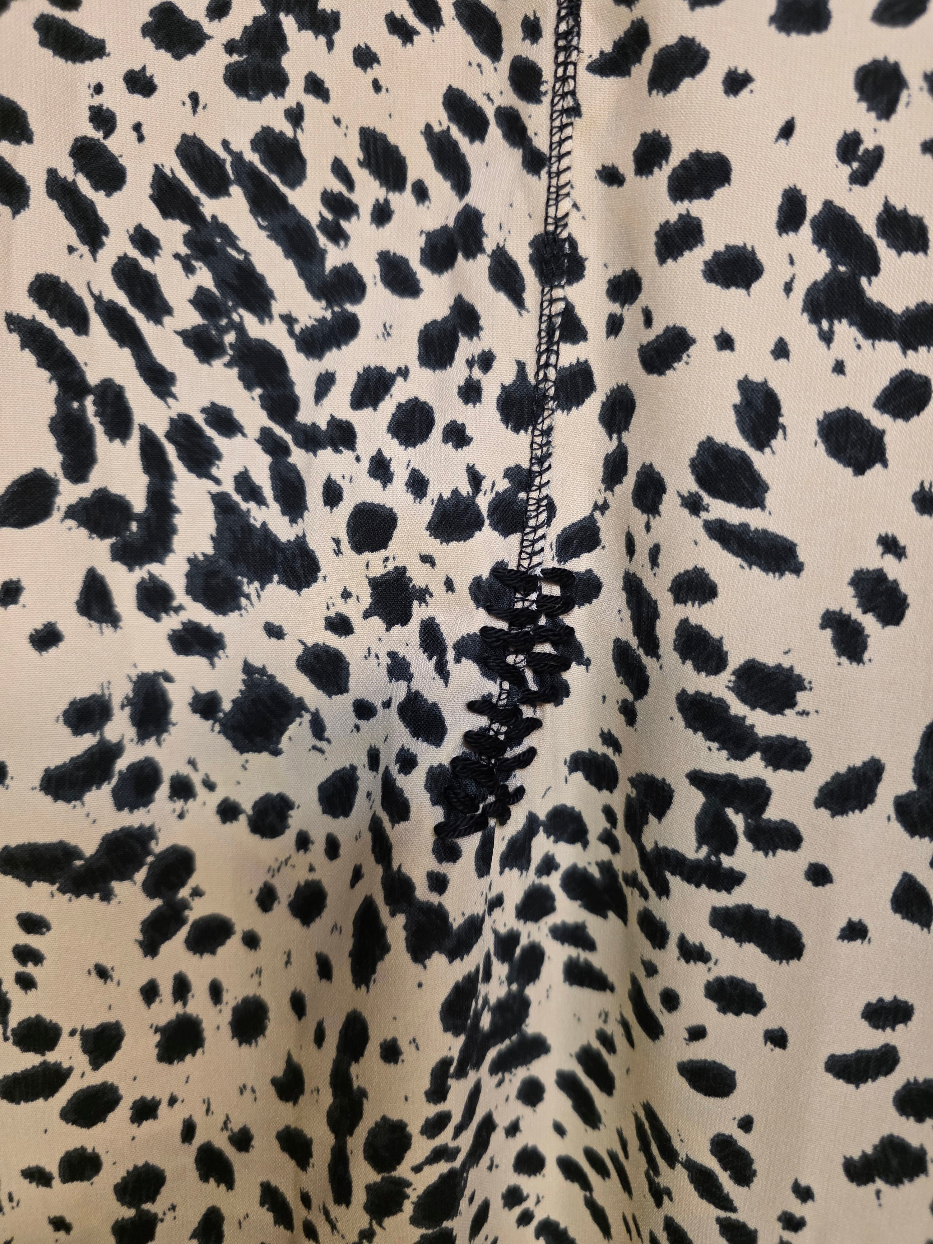 Abito lungo a stampa animalier