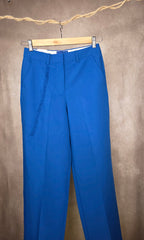 Pantalone blu gamba dritta