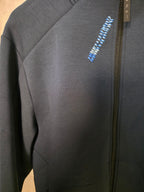 Felpa blu navy full zip