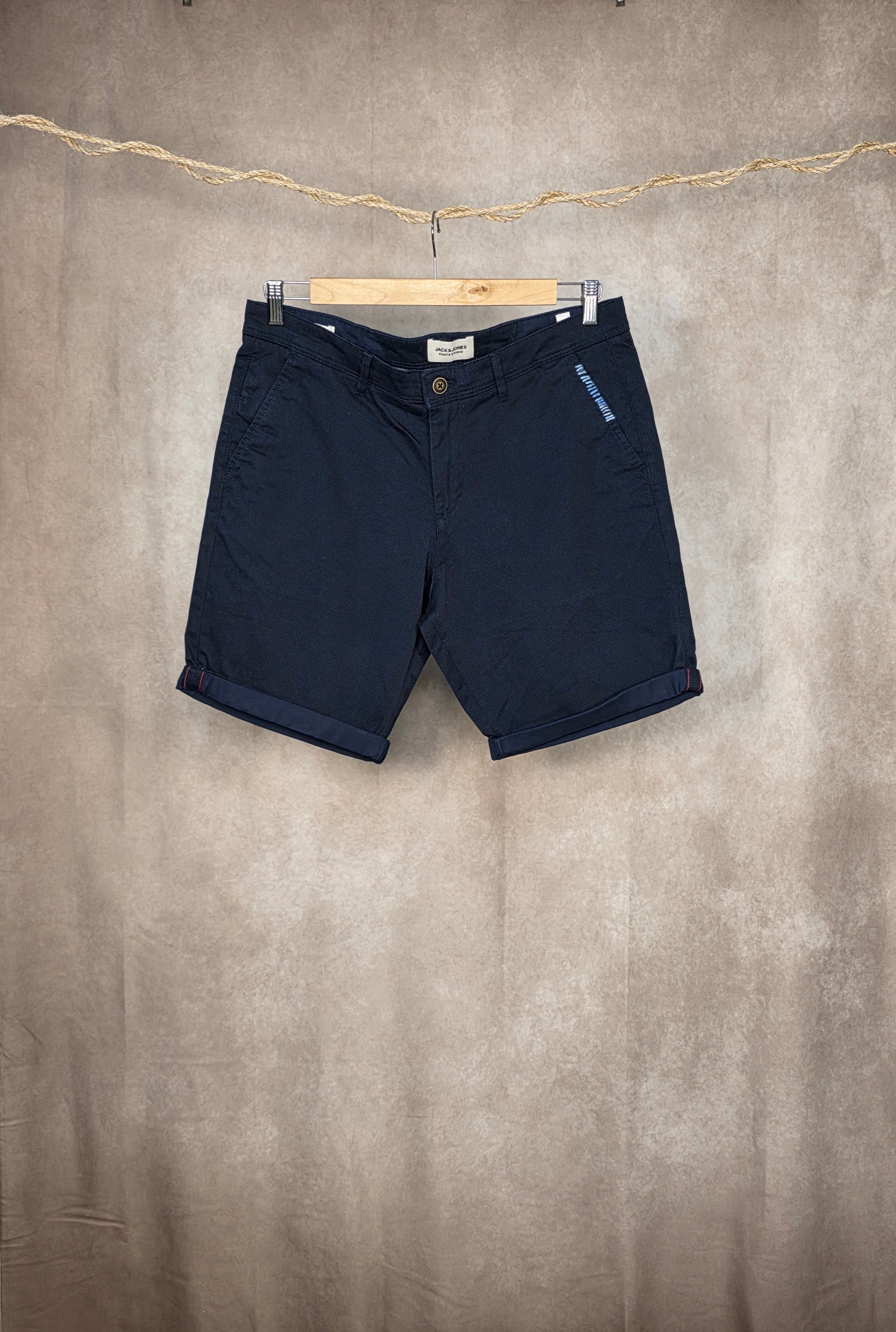Bermuda chino blu scuro