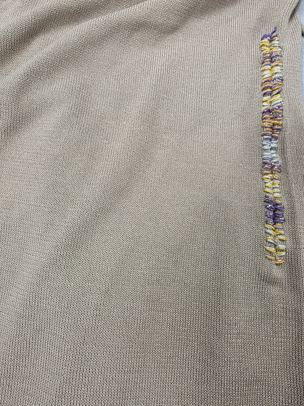 Pantaloni in maglia a gamba