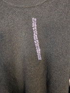 Maglia verde minerale in lana