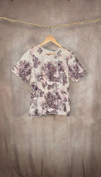 Camicia fantasia monocromatica