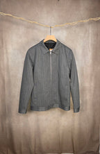 Blazer gessato grigio