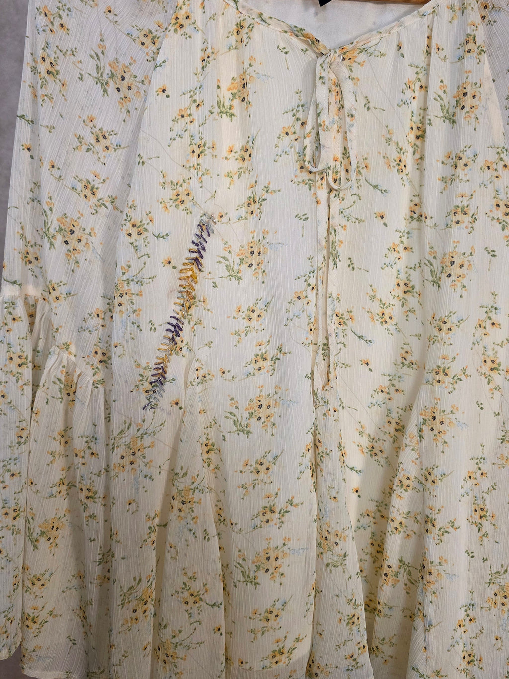 Camicia fluida a stampa floreale