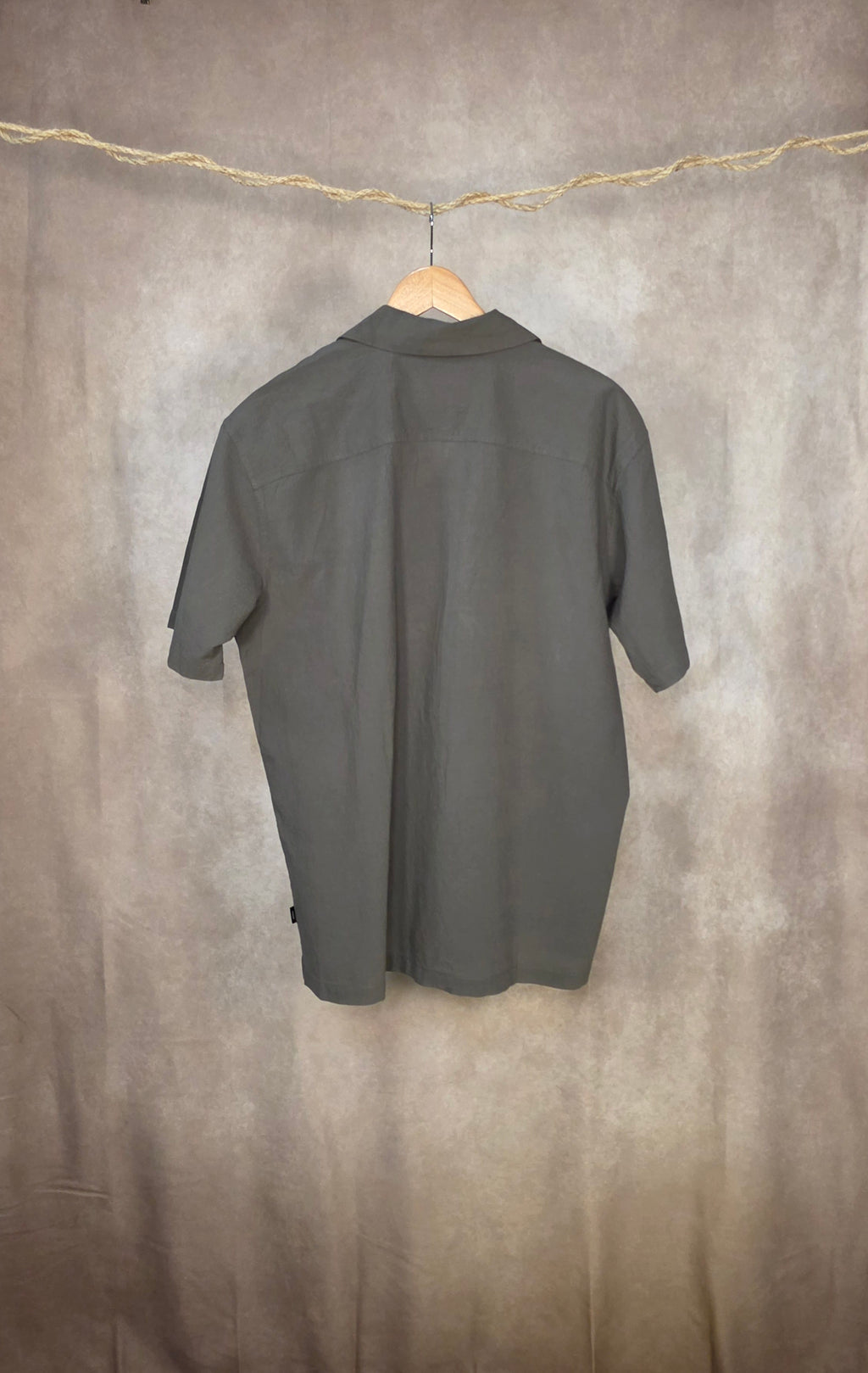 Camicia a maniche corte  in misto cotone