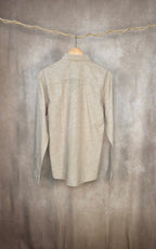 Camicia in misto lino e cotone riciclato
