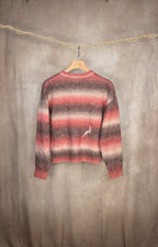 Maglia a righe sfumate