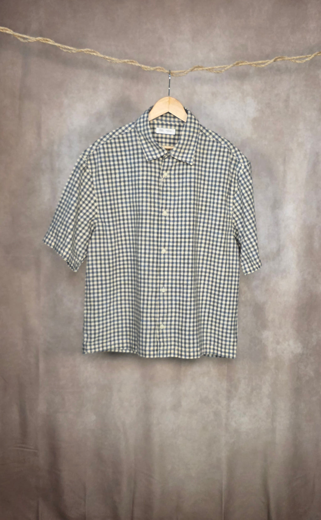 Camicia in cotone a quadri