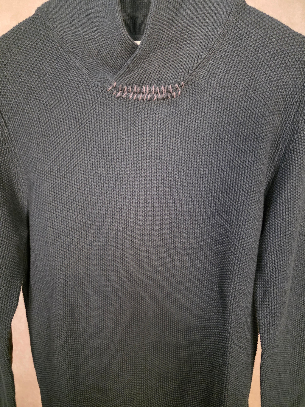 Maglione in cotone verde scuro