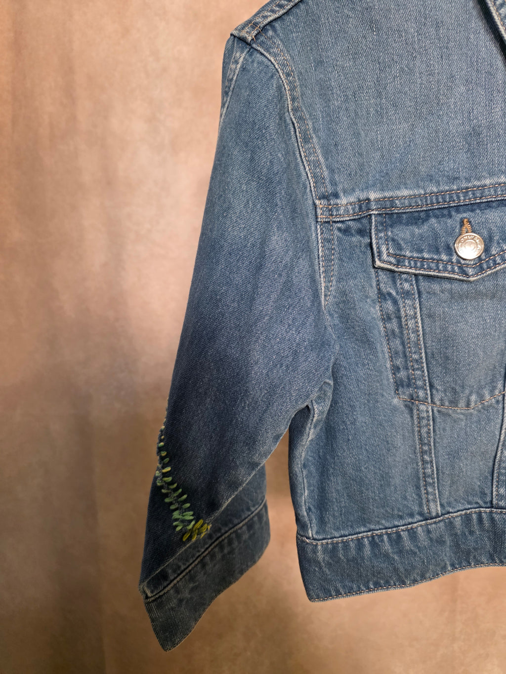 Giacca jeans cropped