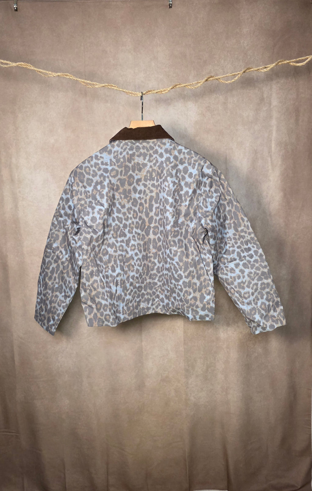 Giacca oversized animalier