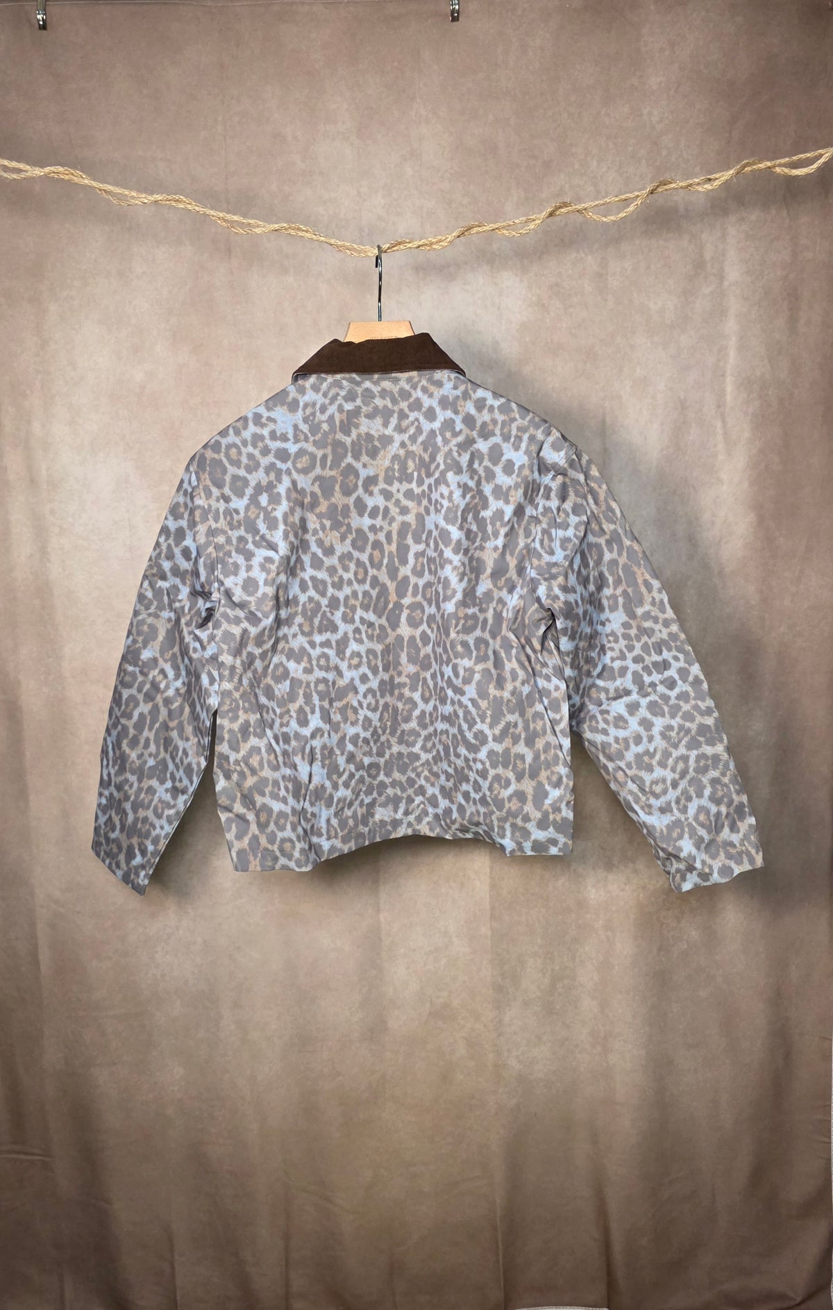 Giacca oversized animalier