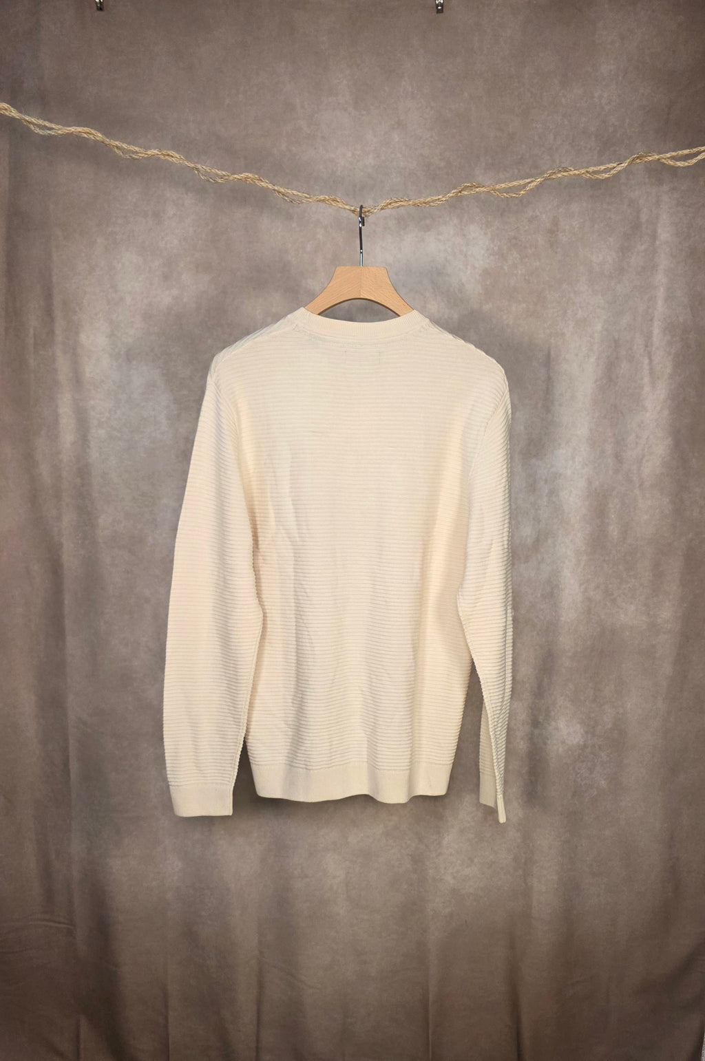 Maglia girocollo in cotone organico