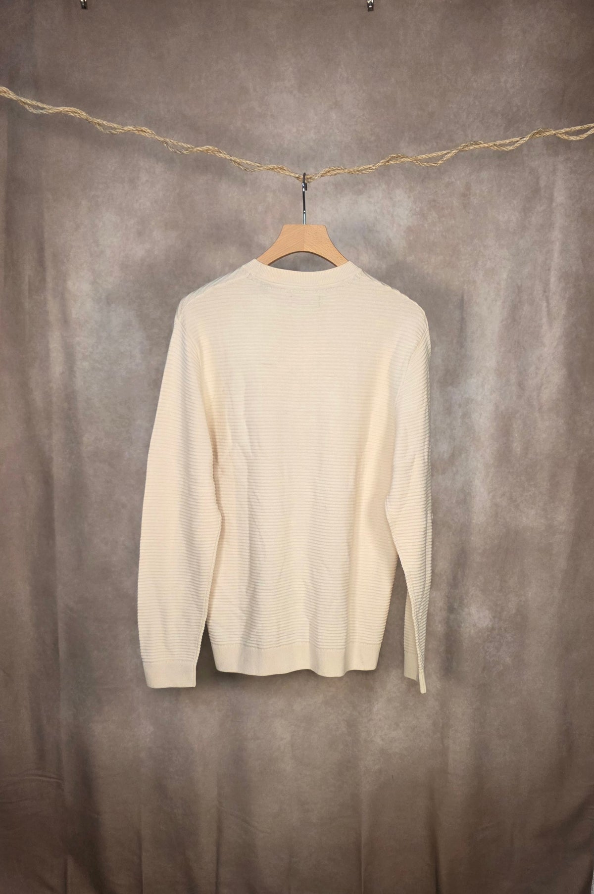 Maglia girocollo in cotone organico