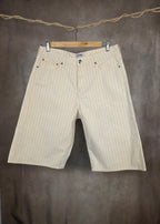 Bermuda a righe baggy fit