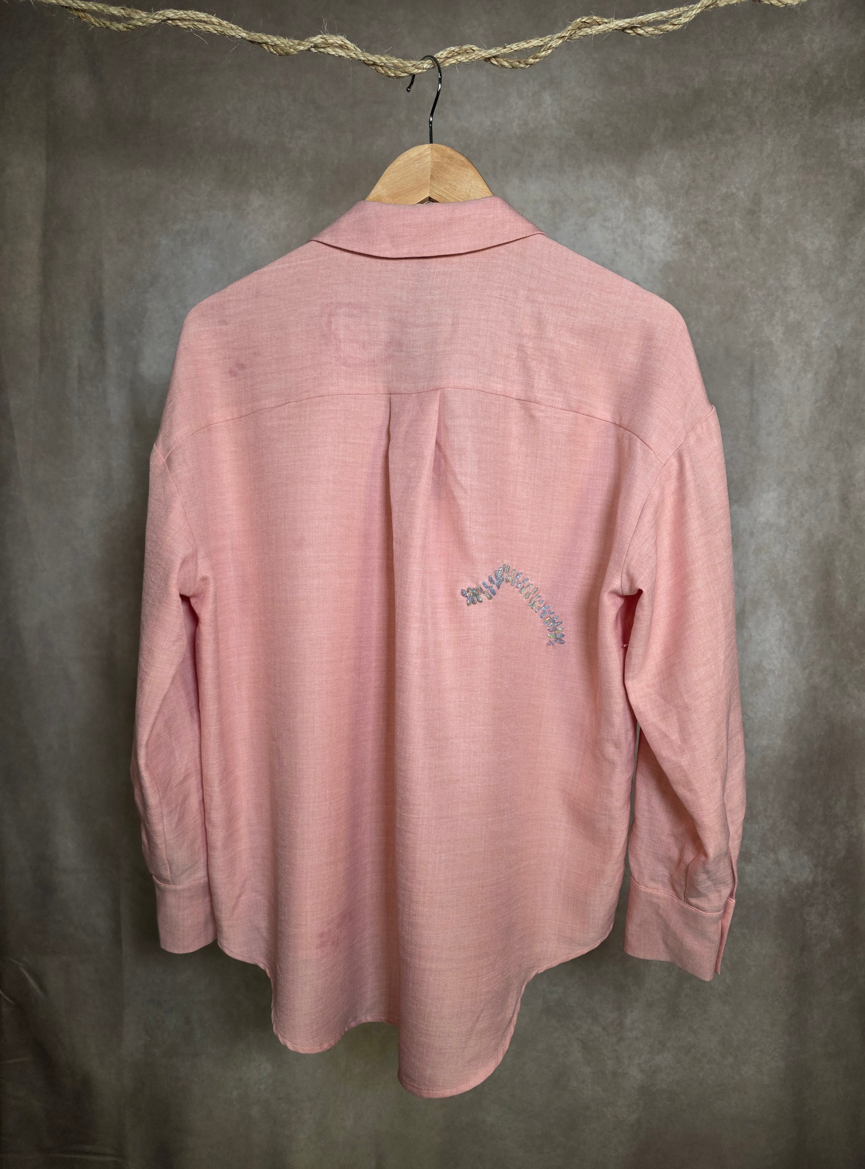 Camicia leggera rosa