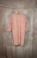 Abito midi pink flower
