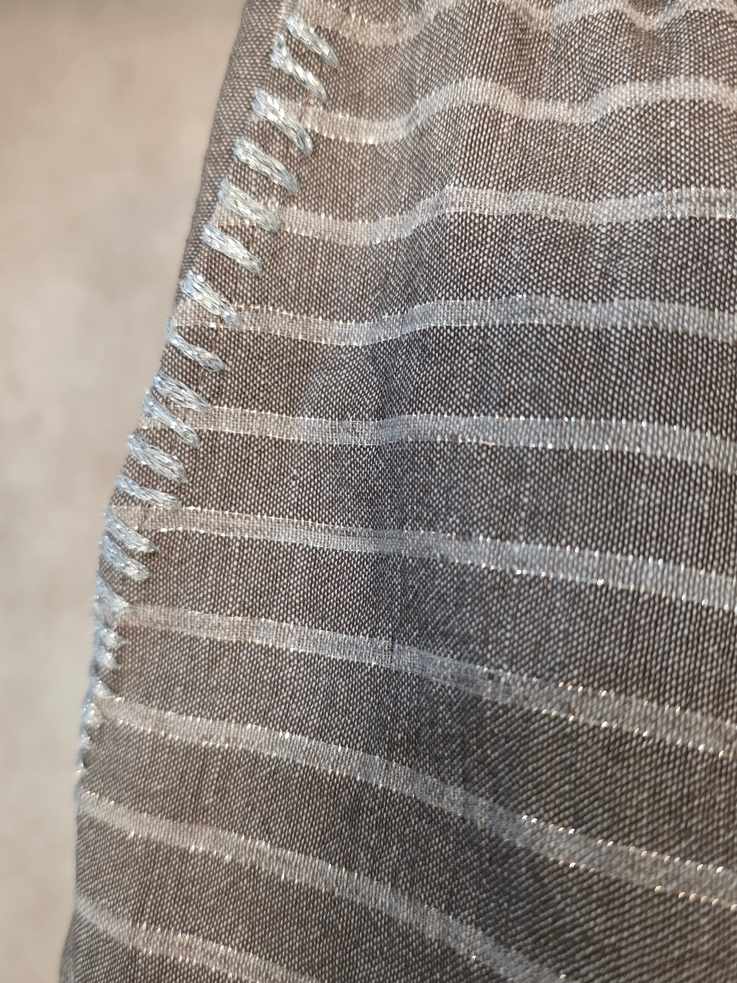 Shorts gessati a vestibilità morbida con tasche frontali