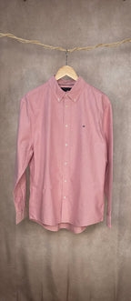 Camicia regular fit a maniche lunghe di cotone