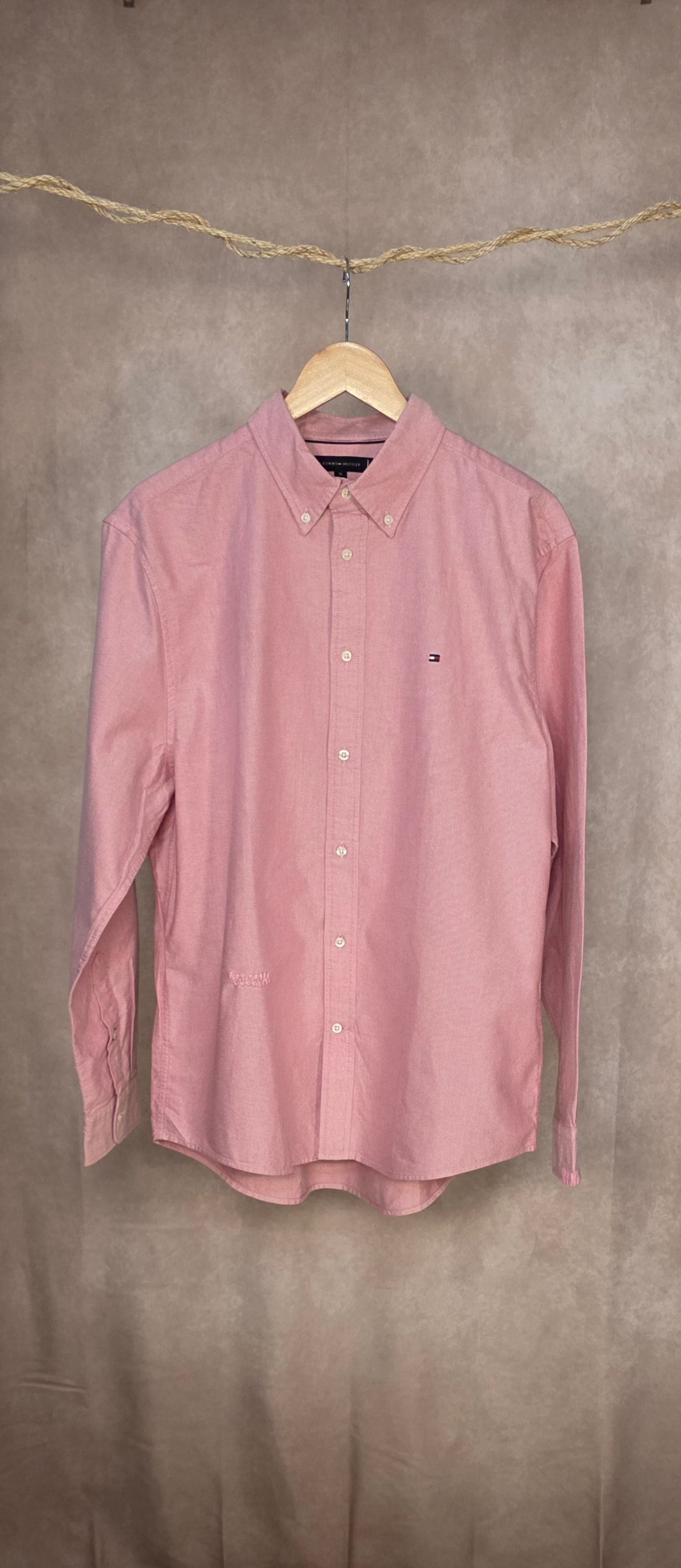 Camicia regular fit a maniche lunghe di cotone