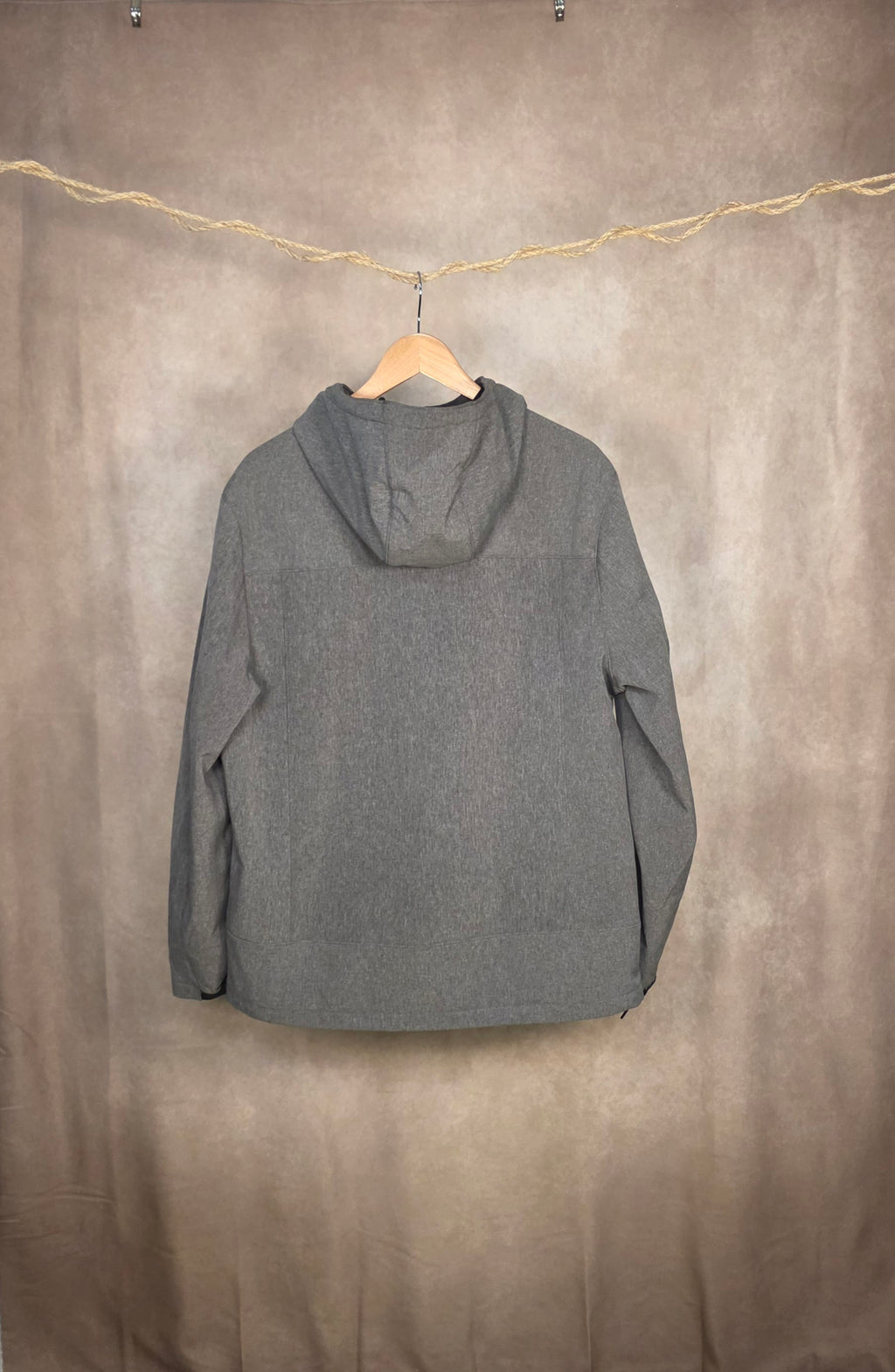 Giacca tecnica grigio melange