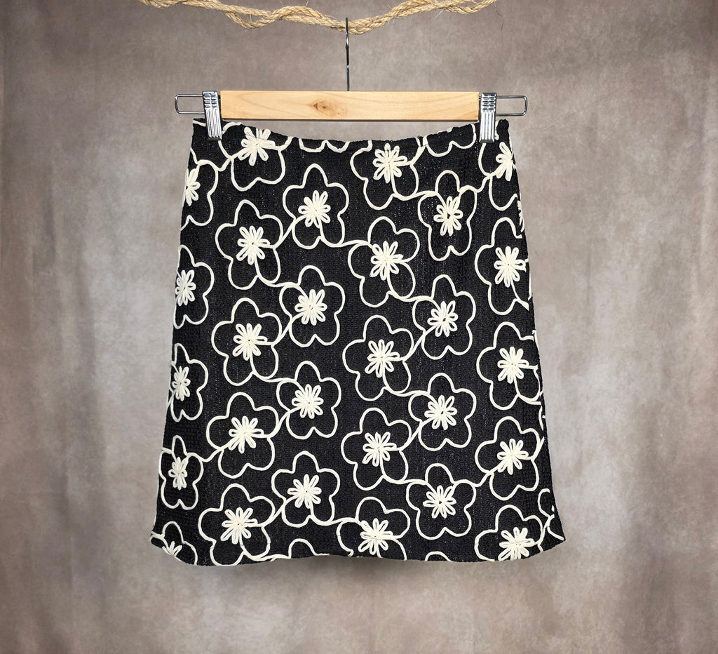 Gonna corta in tweed