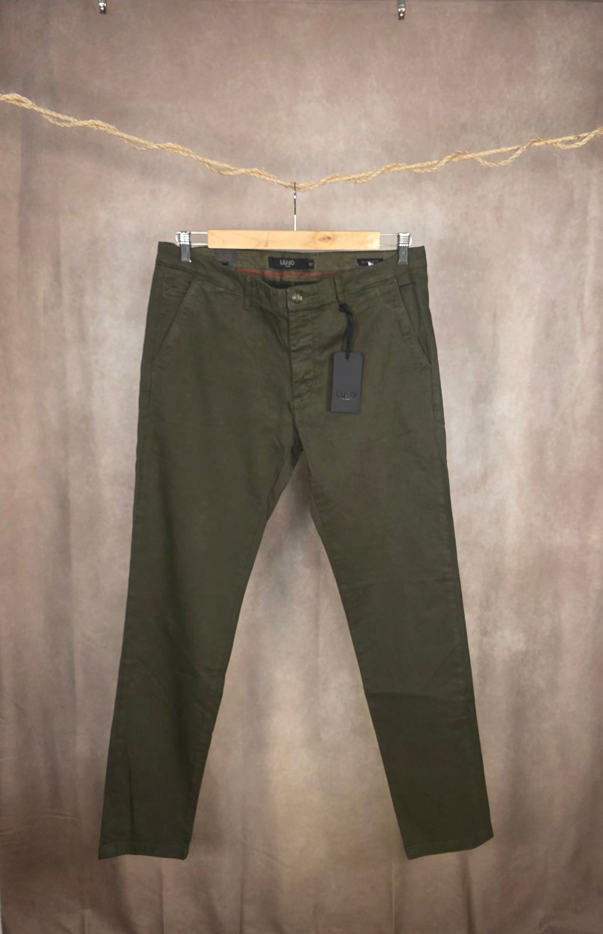Pantaloni chino verde oliva di Liu Jo