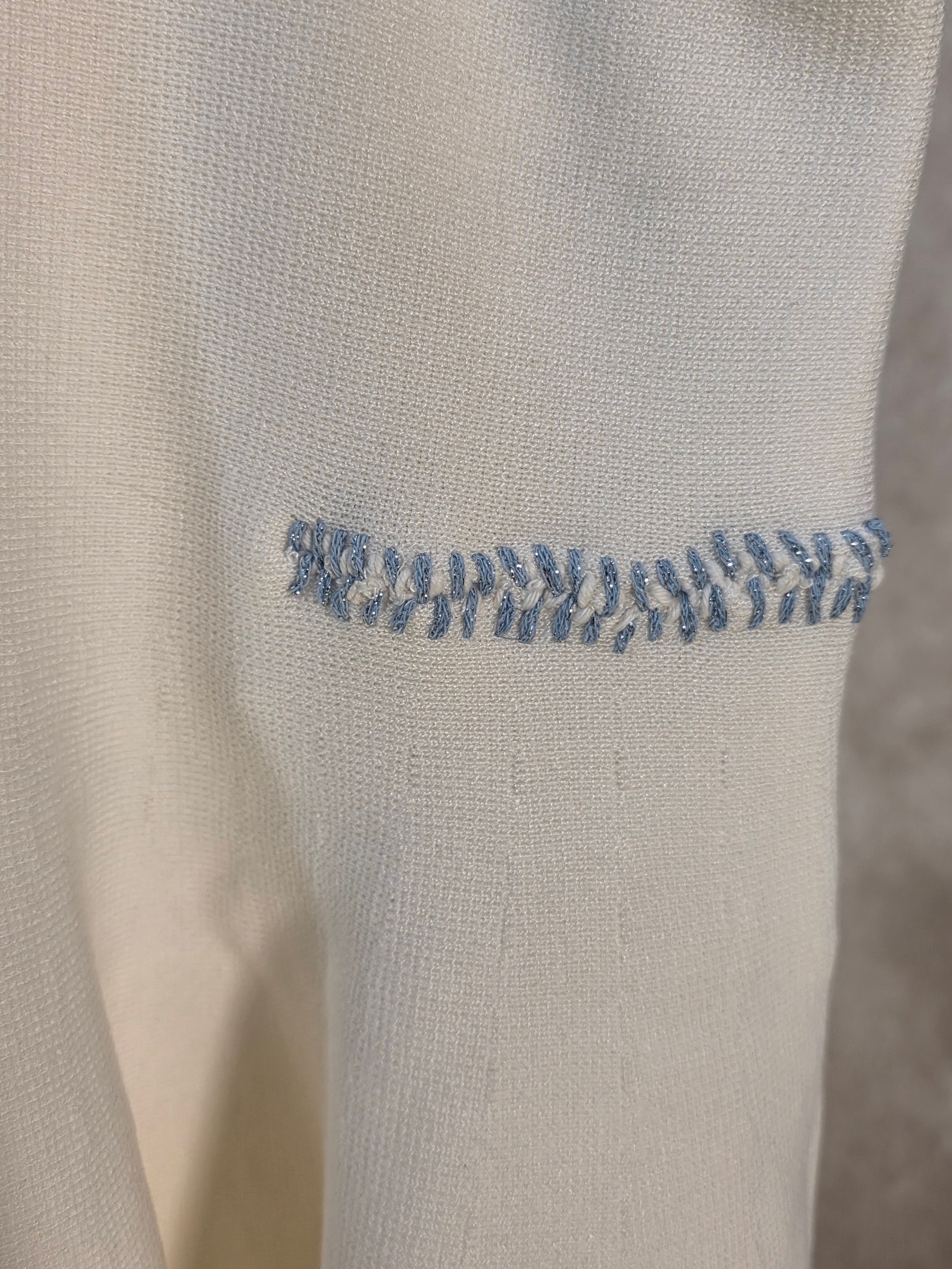 Top peplo in maglia