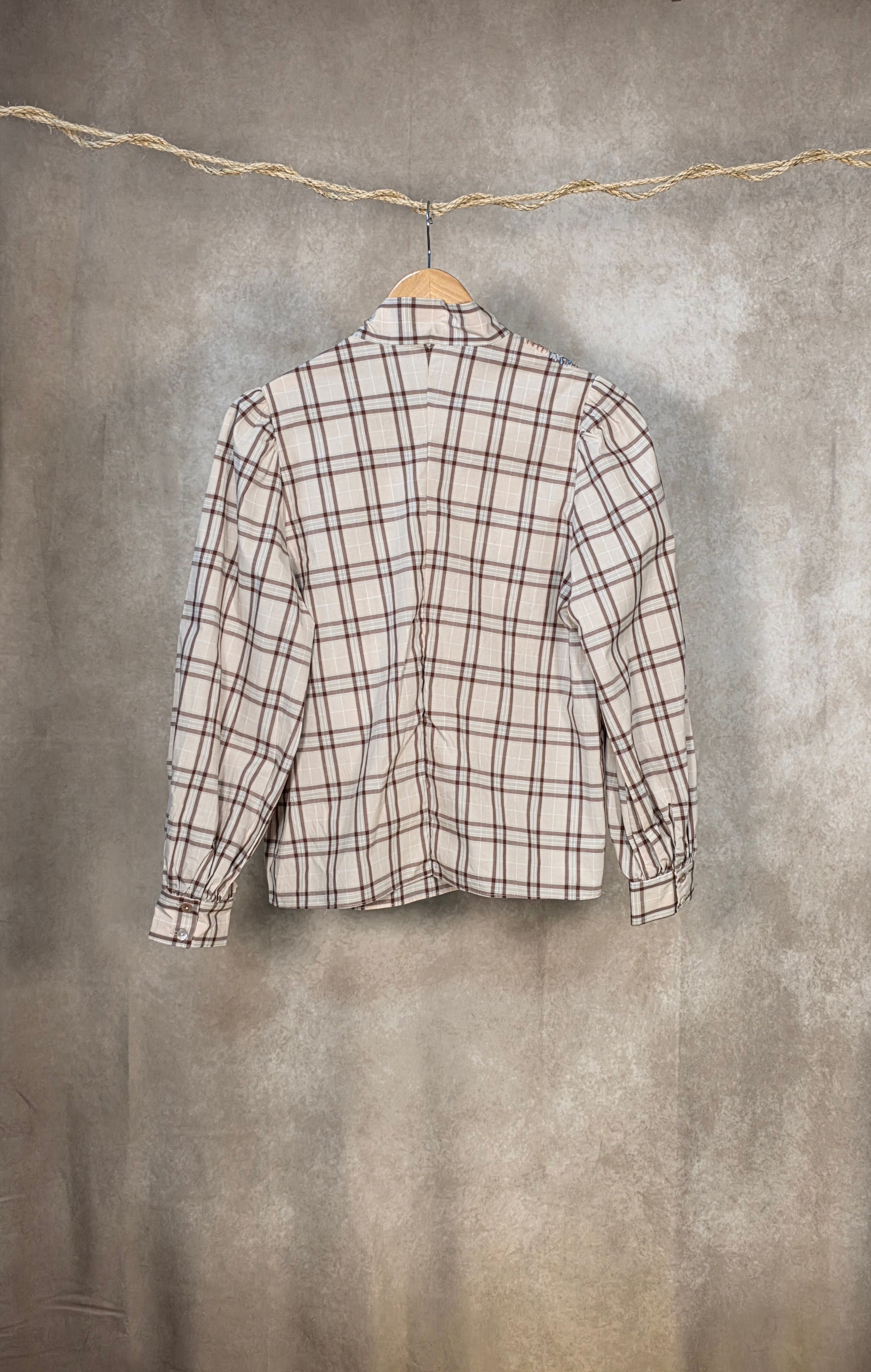 Camicia a quadri in cotone