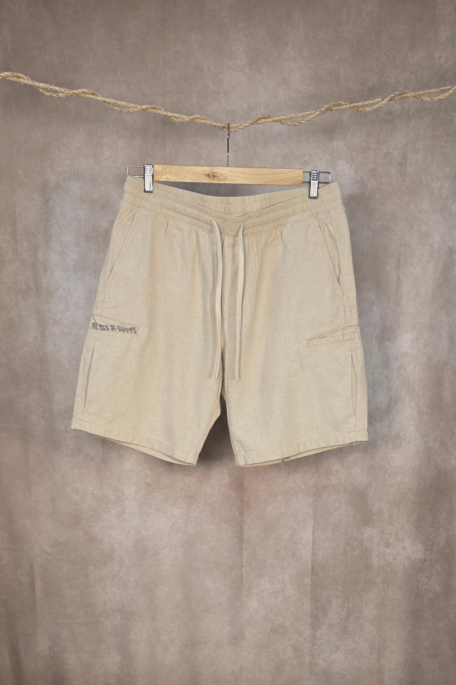 Bermuda relaxed fit in misto lino