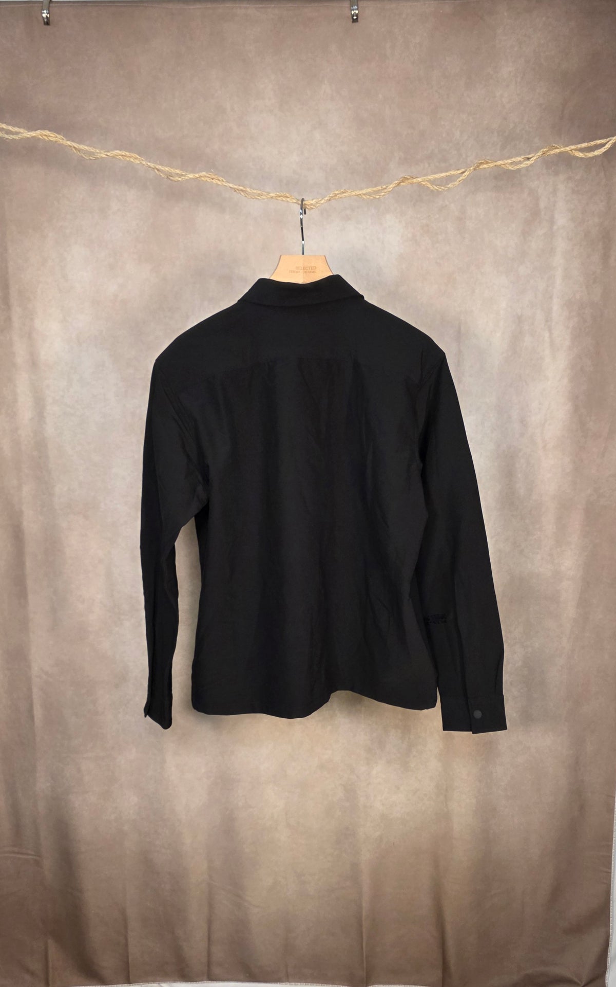 Giacca relaxed fit con zip leggera