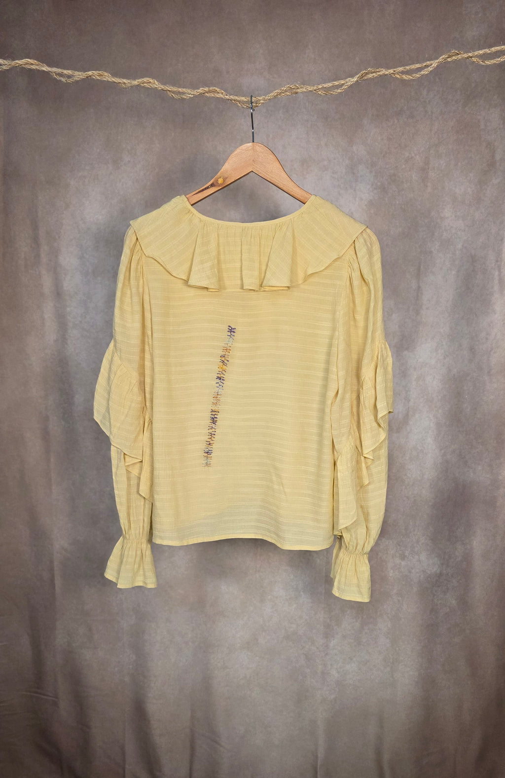 Camicia con volant