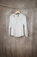 Camicia a maniche lunghe in misto lino