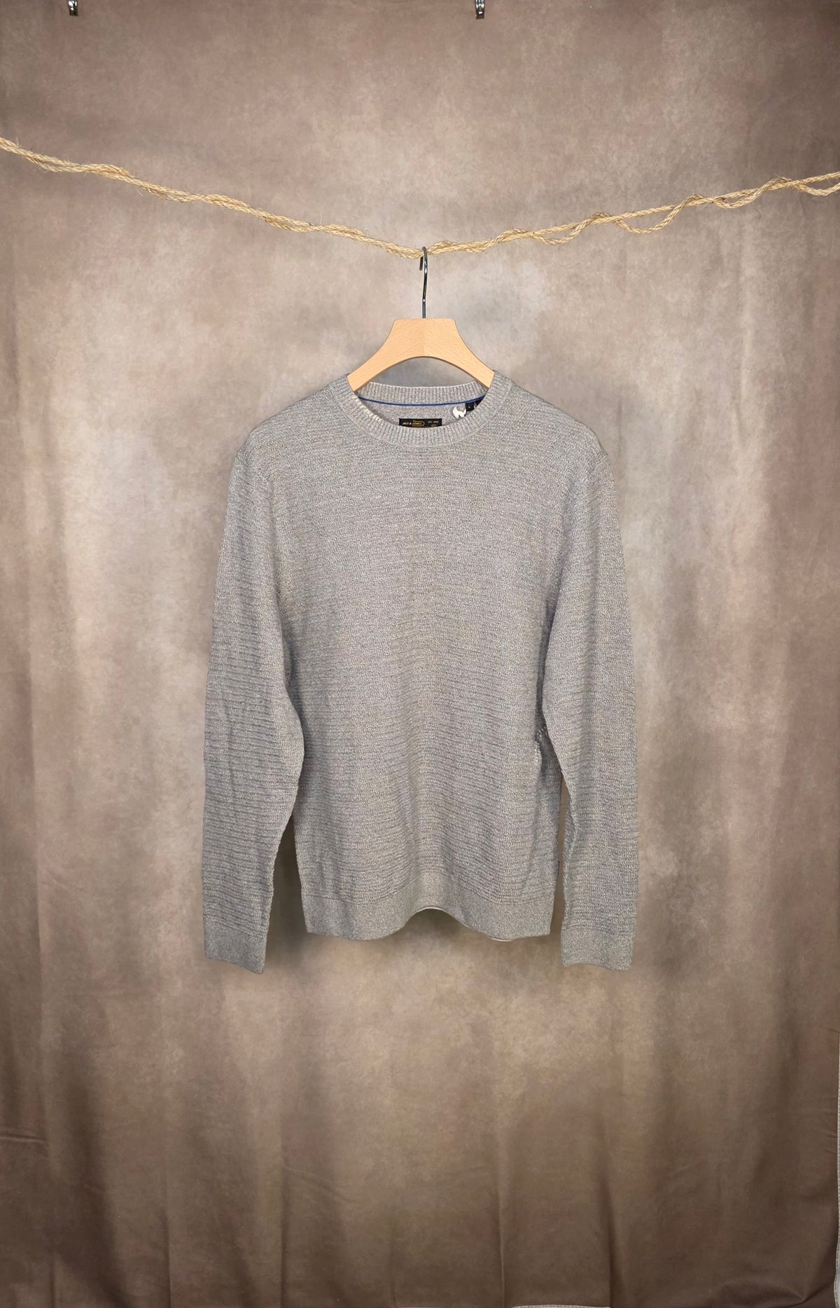 Maglia girocollo in cotone organico
