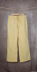 Pantaloni a righe con coulisse in vita