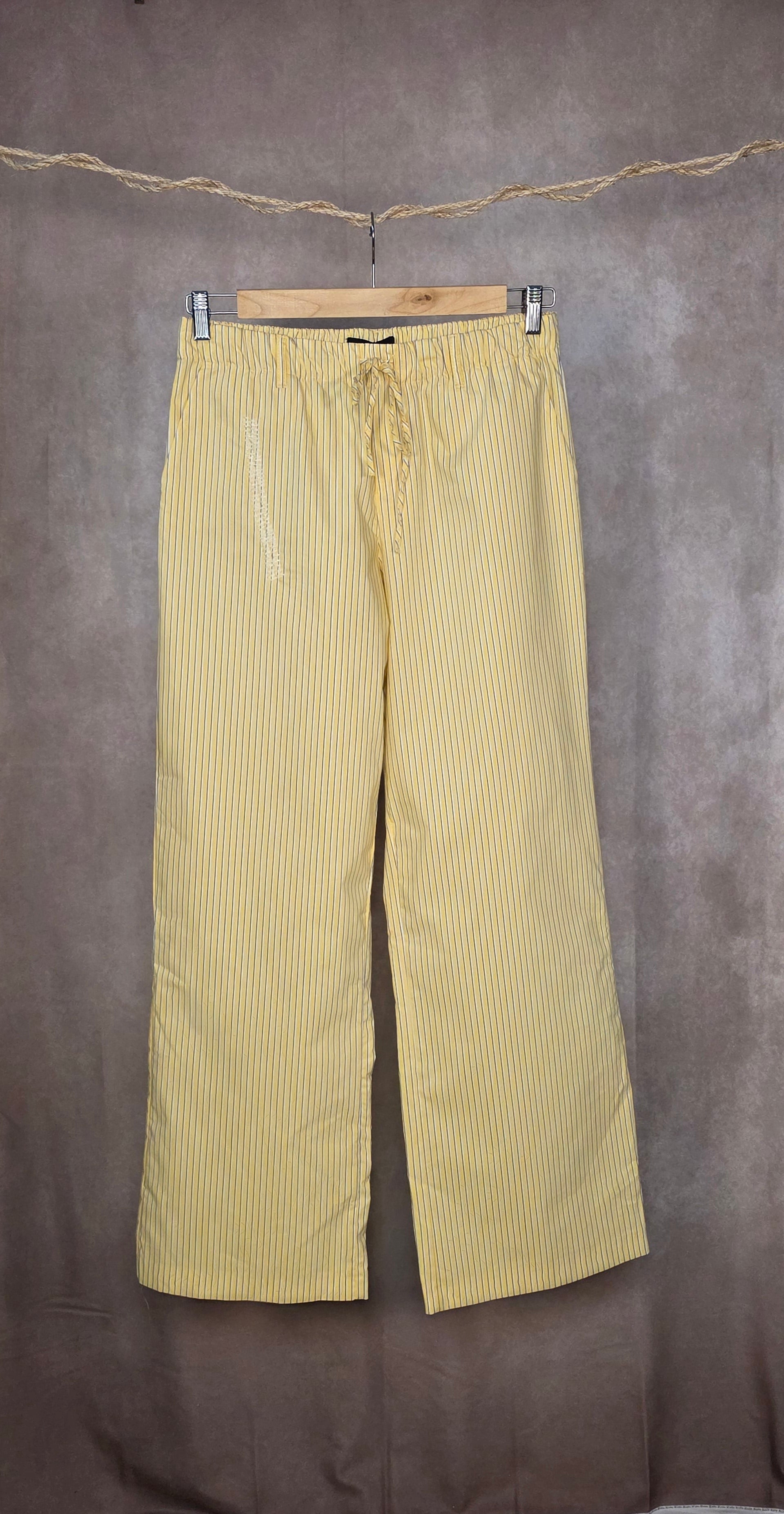 Pantaloni a righe con coulisse in vita