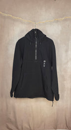 Felpa con mezza zip