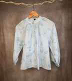 Camicia ricamata floreale